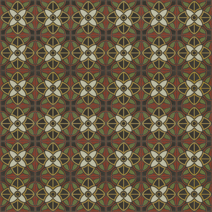Vintage Vinyl Rug - Pattern 80 - Sophia Loren