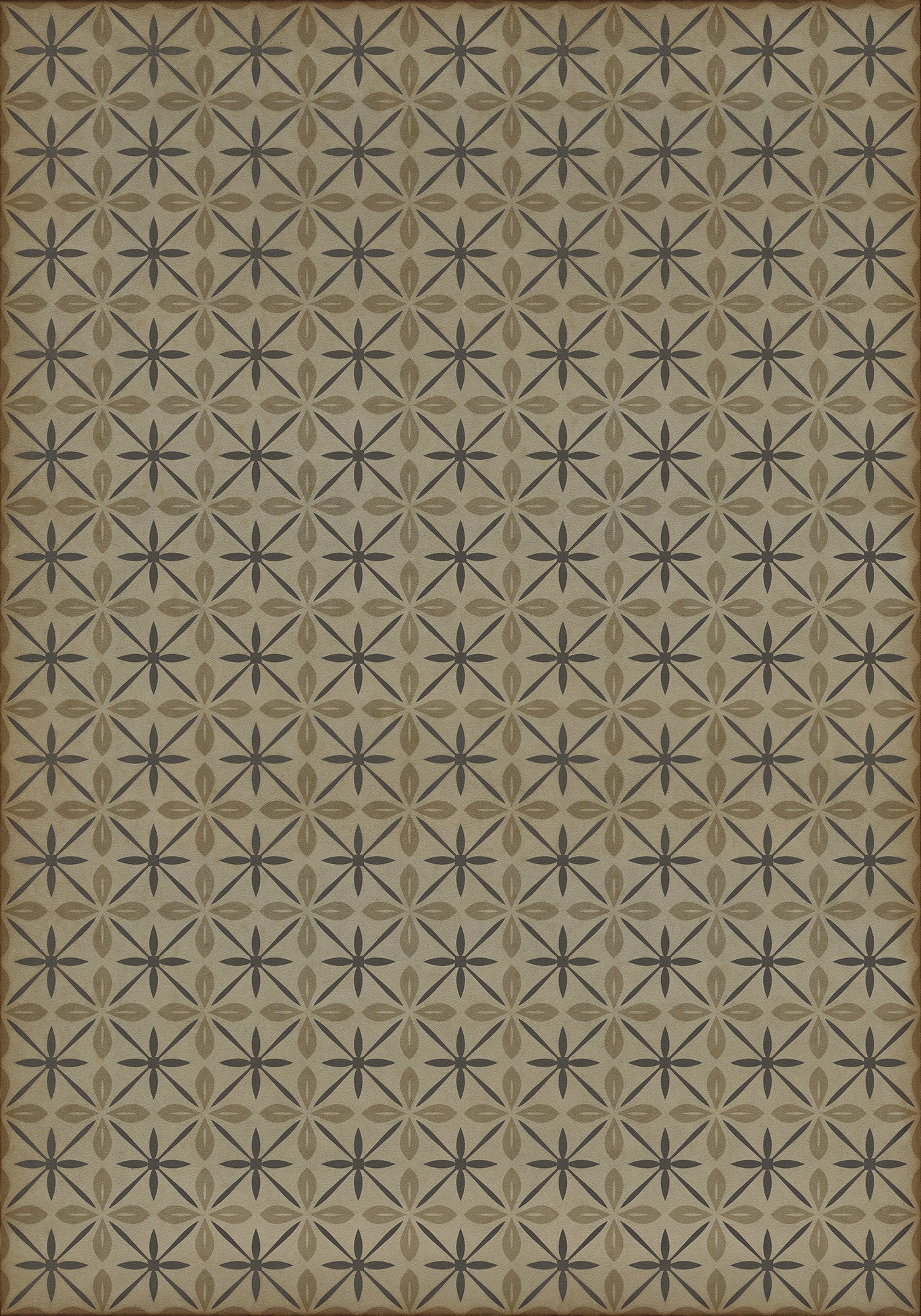Vintage Vinyl Rug - Pattern 81 - Dining Car