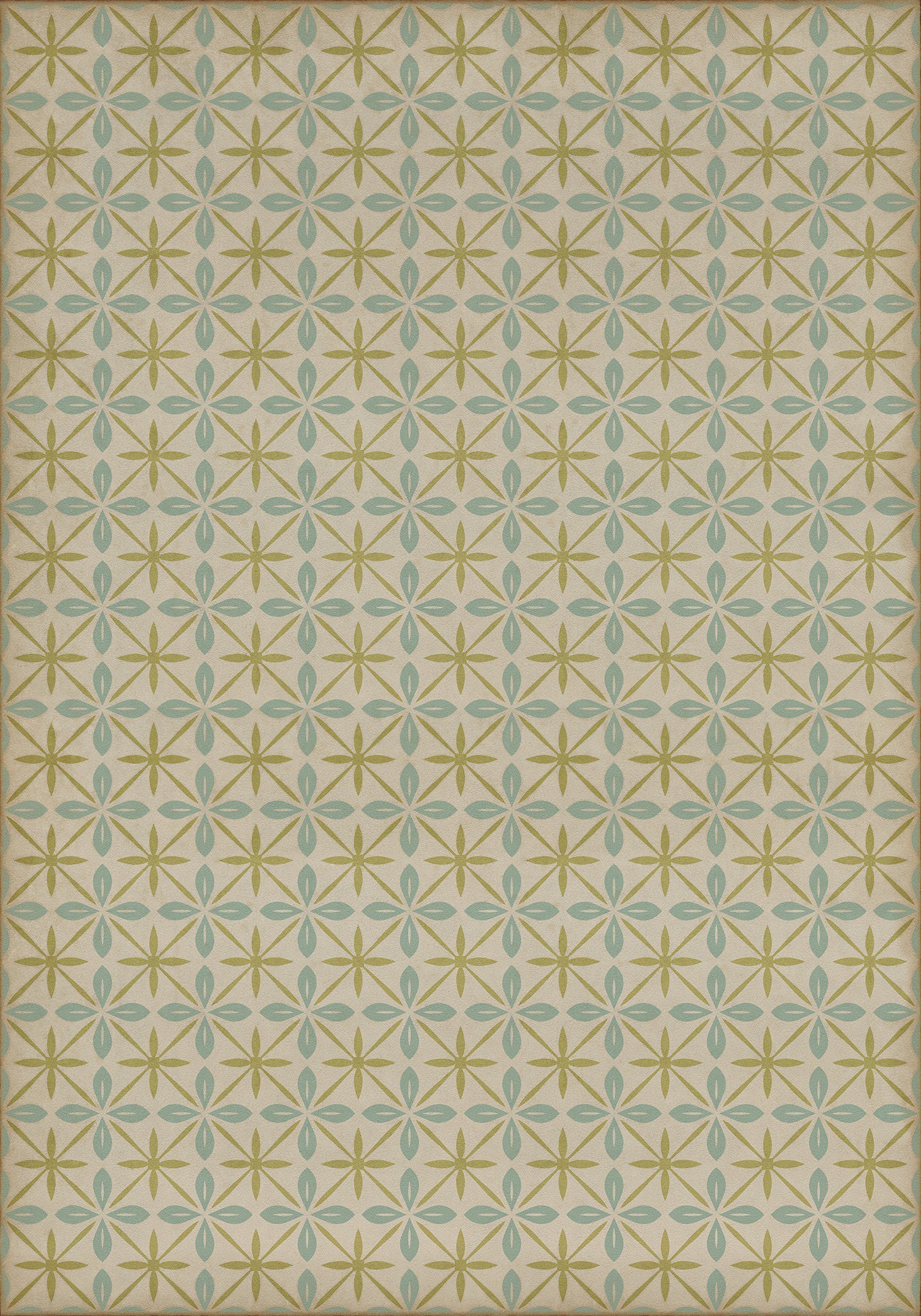 Vintage Vinyl Rug - Pattern 81 - Moms Kitchen