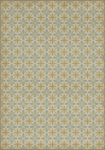 Vintage Vinyl Rug - Pattern 81 - Moms Kitchen