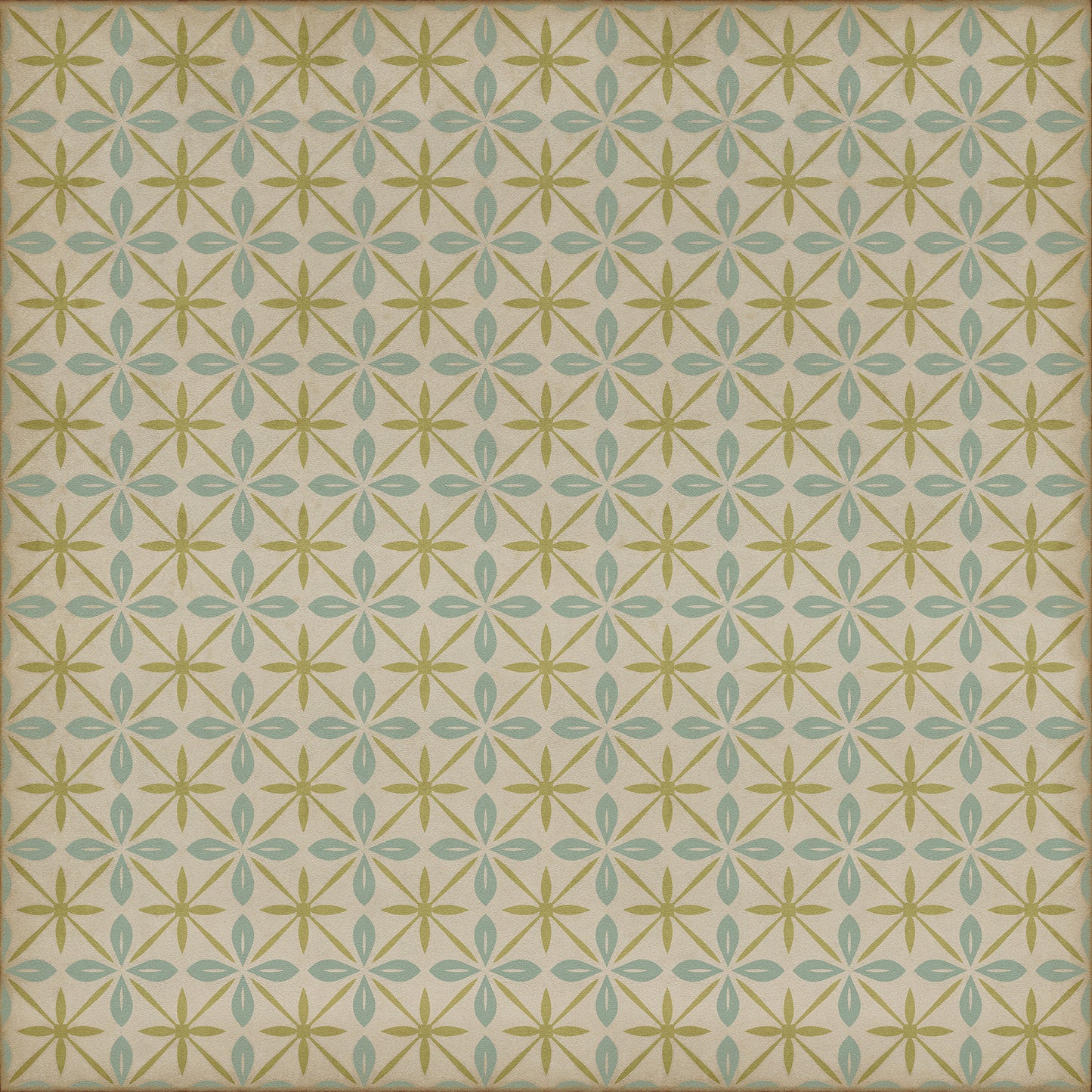Vintage Vinyl Rug - Pattern 81 - Moms Kitchen