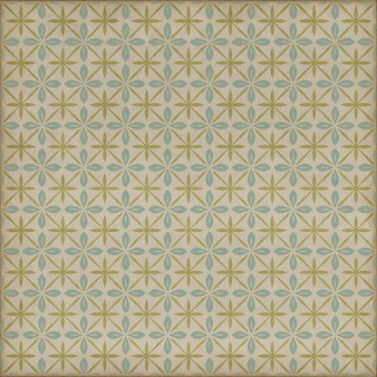 Vintage Vinyl Rug - Pattern 81 - Moms Kitchen