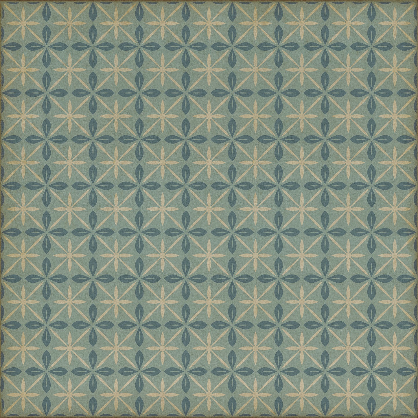 Vintage Vinyl Rug - Pattern 81 - Skyside Diner