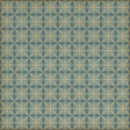 Vintage Vinyl Rug - Pattern 81 - Skyside Diner