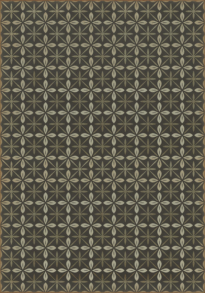 Vintage Vinyl Rug - Pattern 81 - the Transport Cafe