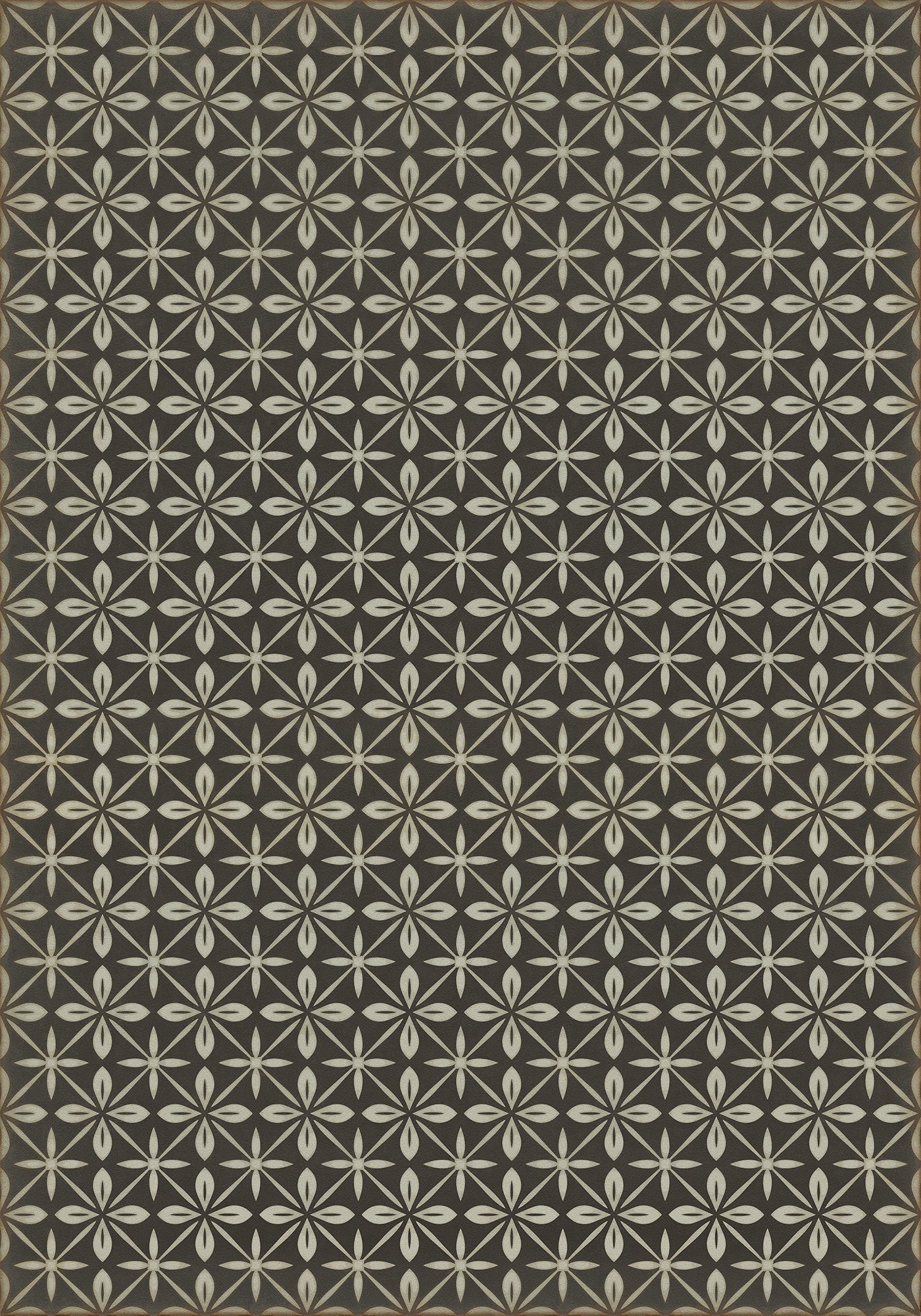 Vintage Vinyl Rug - Pattern 81 - Uptown Diner