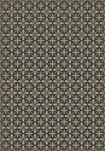 Vintage Vinyl Rug - Pattern 81 - Uptown Diner