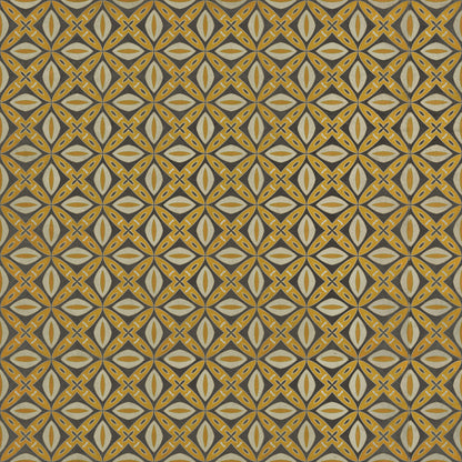 Vintage Vinyl Rug - Pattern 82 - Canary Robb