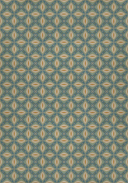 Vintage Vinyl Rug - Pattern 82 - Darling