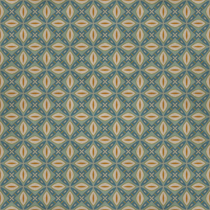 Vintage Vinyl Rug - Pattern 82 - Darling