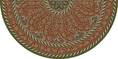 Vintage Vinyl Rug - Estate Tracery