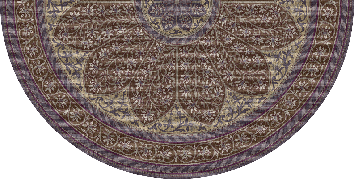 Estate Tracery - Wisteria Room 48" Half Round