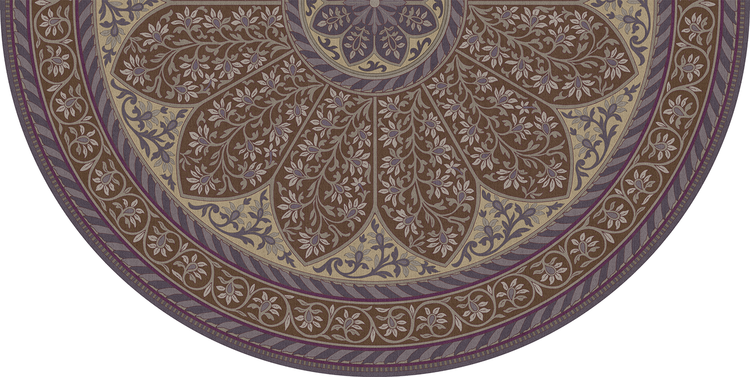 Estate Tracery - Wisteria Room 72" Half Round