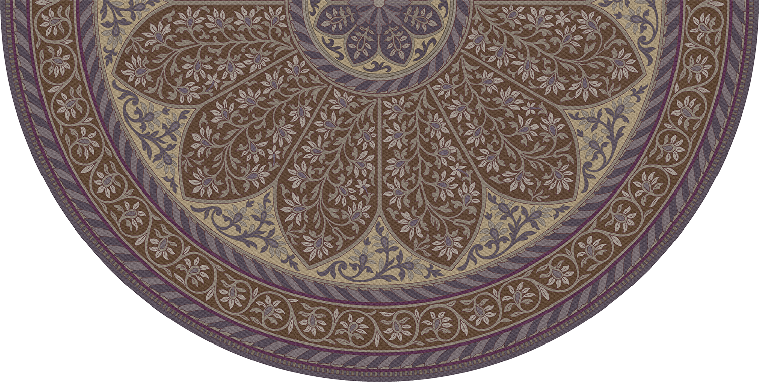 Estate Tracery - Wisteria Room 84" Half Round
