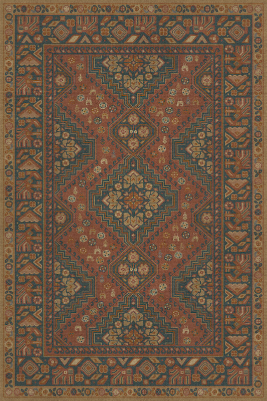Vintage Vinyl Rug - Grand Estate - Bachelors Wing