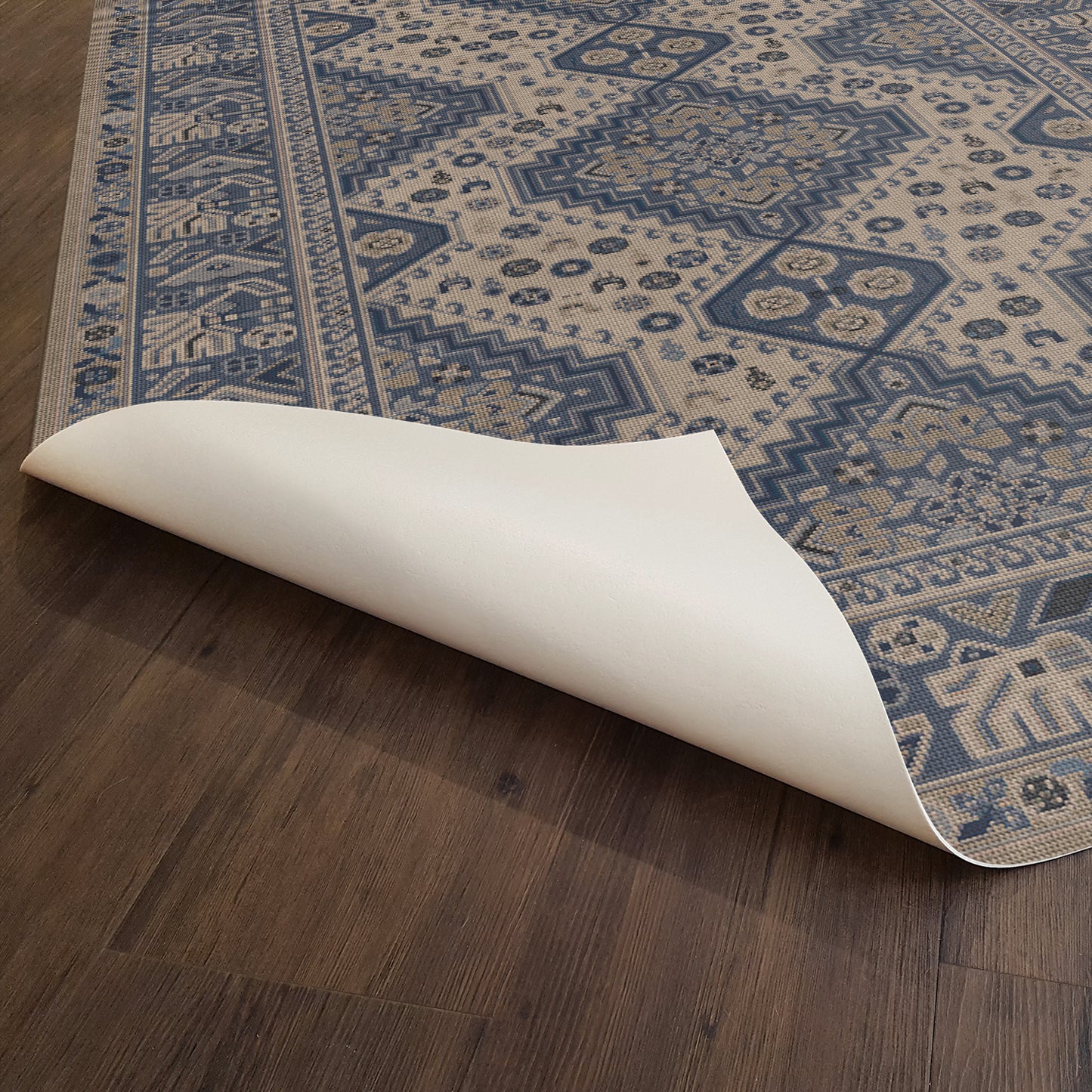 Vintage Vinyl Rug - Grand Estate - Marvel of Elegance