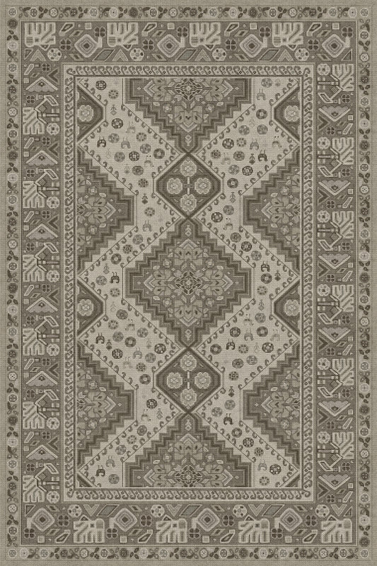 Vintage Vinyl Rug - Grand Estate - Splendid Sculptor