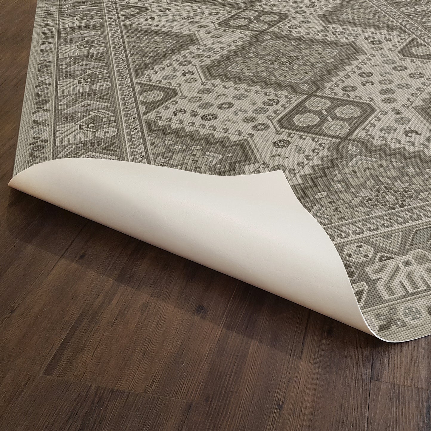 Vintage Vinyl Rug - Grand Estate - Splendid Sculptor