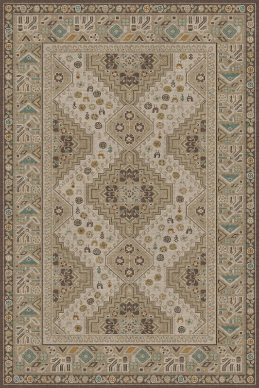 Vintage Vinyl Rug - Grand Estate - The Banquet Hall