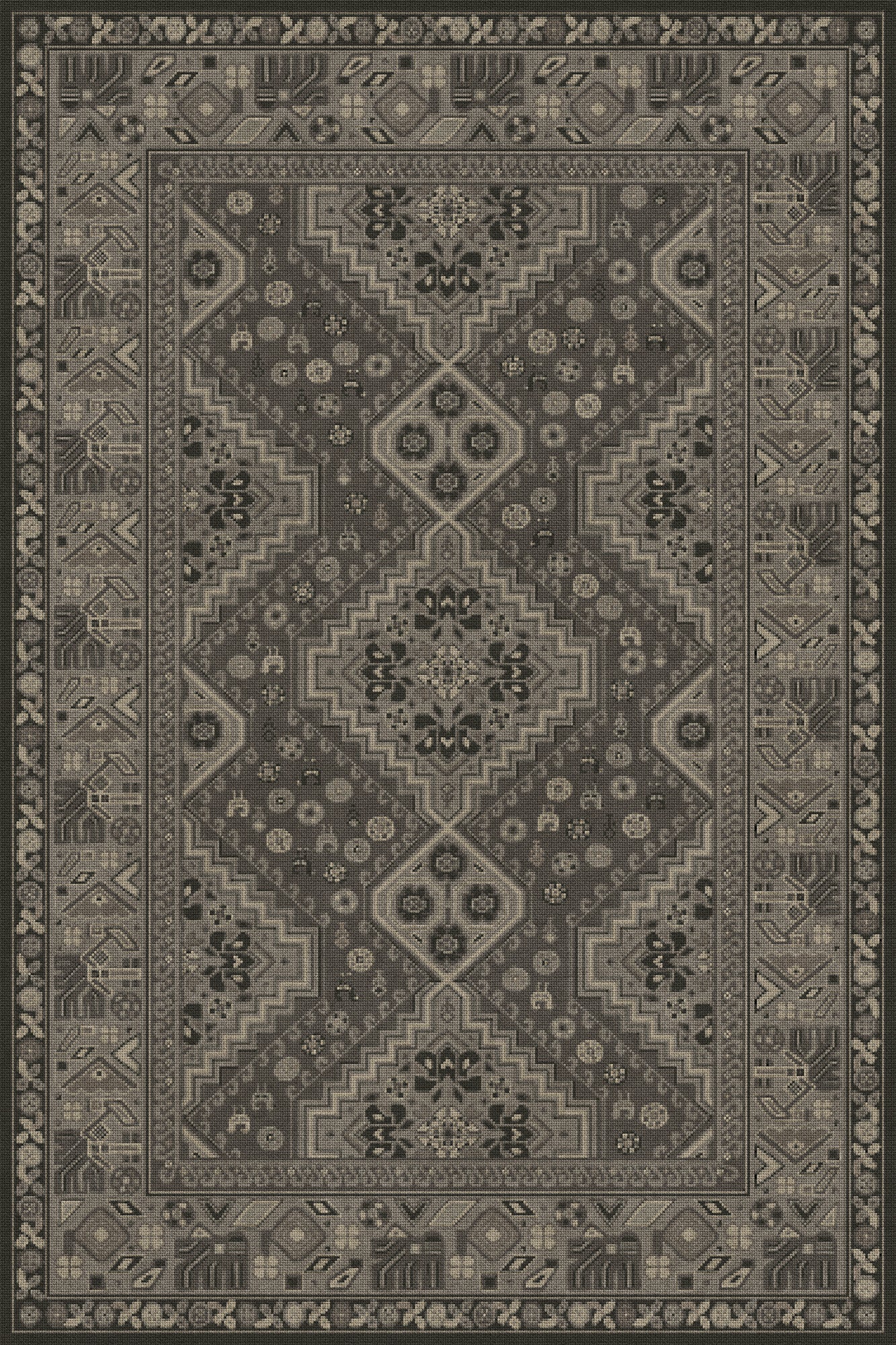 Vintage Vinyl Rug - Grand Estate - The Chambers