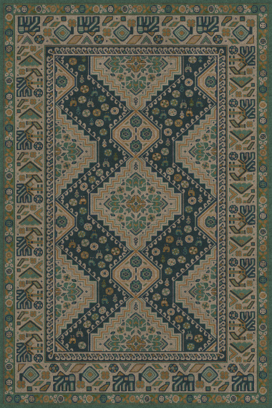 Vintage Vinyl Rug - Grand Estate - The Loggia