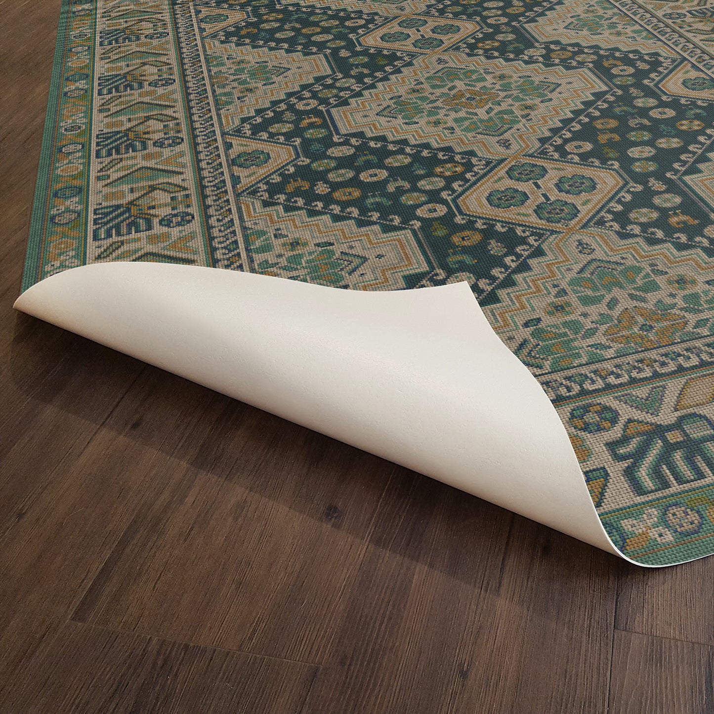 Vintage Vinyl Rug - Grand Estate - The Loggia