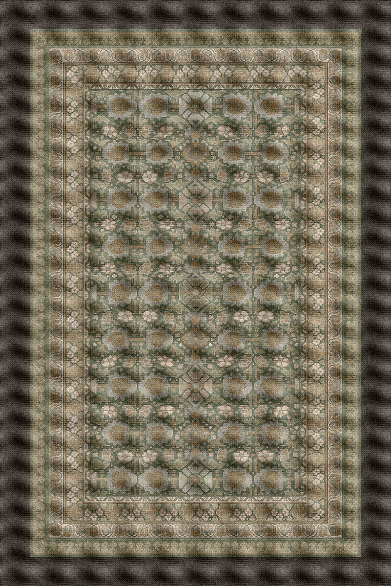 Vintage Vinyl Rug - Promenade - Aurora