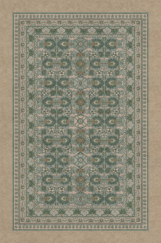 Vintage Vinyl Rug - Promenade - Blooming Season