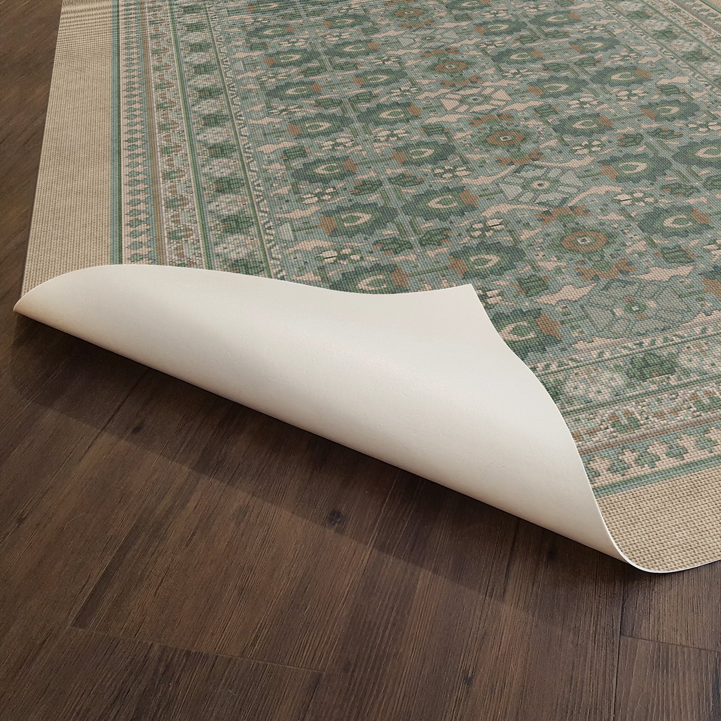 Vintage Vinyl Rug - Promenade - Blooming Season