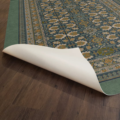Vintage Vinyl Rug - Promenade - Striking Flora