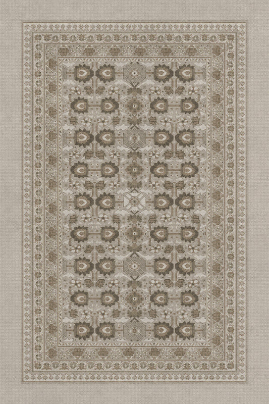 Vintage Vinyl Rug - Promenade - Winter Garden