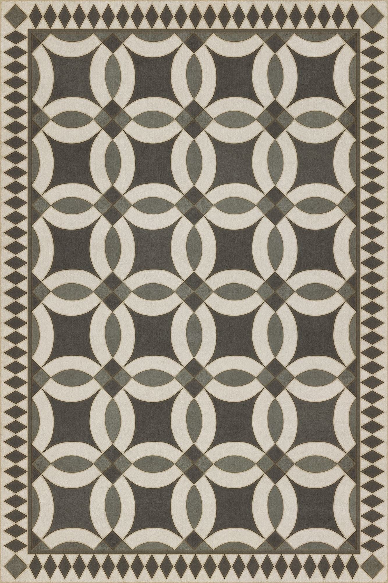 Vintage Vinyl Rug - Wedding Ring - Imogen
