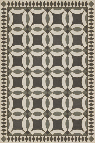 Vintage Vinyl Rug - Wedding Ring - Imogen