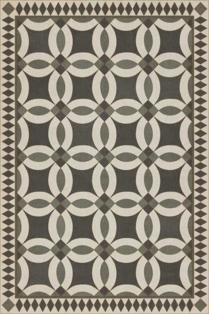 Vintage Vinyl Rug - Wedding Ring - Imogen