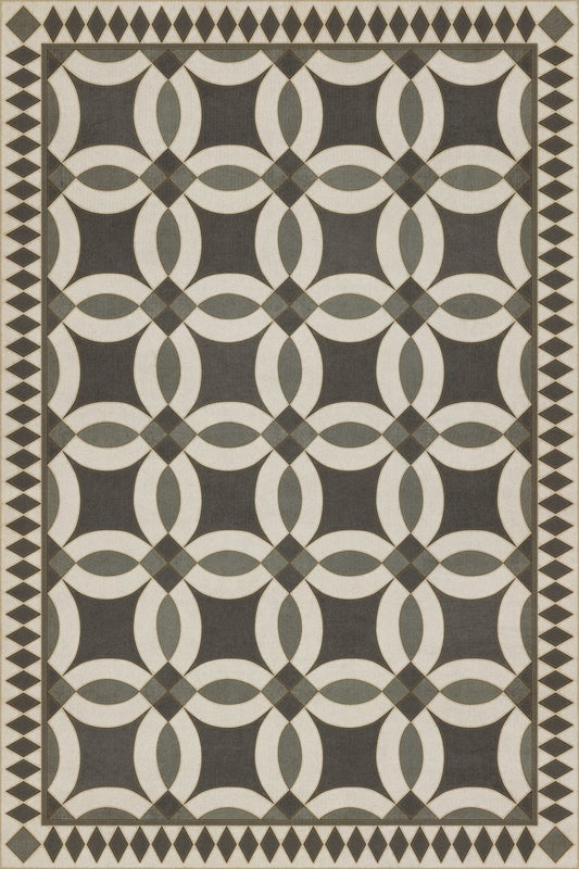 Vintage Vinyl Rug - Wedding Ring - Imogen