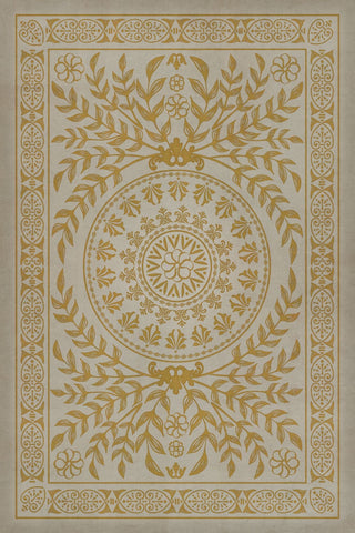 Vintage Vinyl Rug - Pattern 40 - Versailles