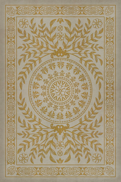 Vintage Vinyl Rug - Pattern 40 - Versailles