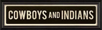 Framed Art - Street Signs