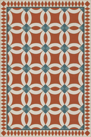 Vintage Vinyl Rug - Wedding Ring - Ramona