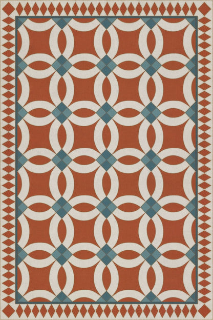 Vintage Vinyl Rug - Wedding Ring - Ramona