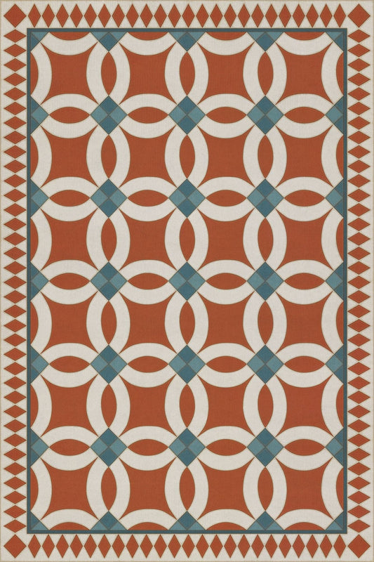 Vintage Vinyl Rug - Wedding Ring - Ramona