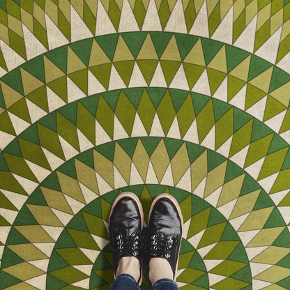 Vintage Vinyl Rug - Bulls Eye - Forever Outward