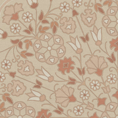 Vintage Vinyl Rug - Arabesque Bloom