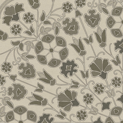 Vintage Vinyl Rug - Arabesque Bloom