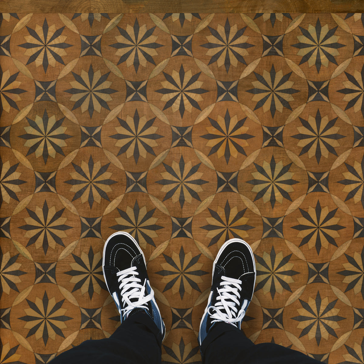 Vintage Vinyl Rug - Roycrofter - Art and Life
