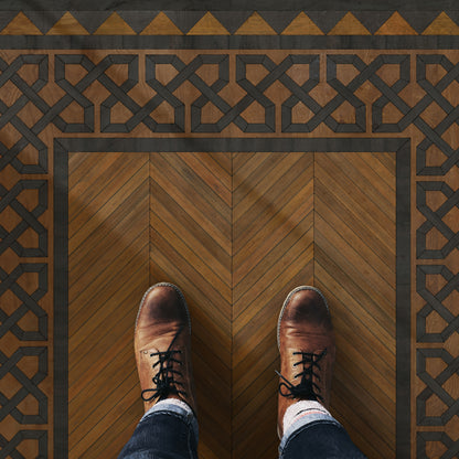 Vintage Vinyl Rug - University - Cambridge