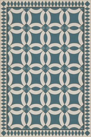 Vintage Vinyl Rug - Wedding Ring - Philippa