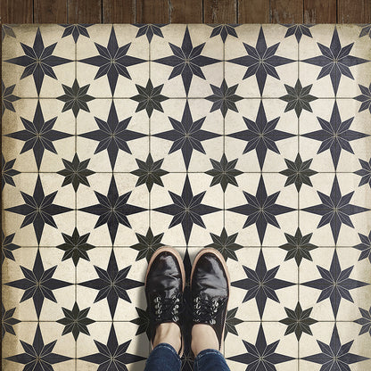 Vintage Vinyl Rug - Pattern 20 - Astraea