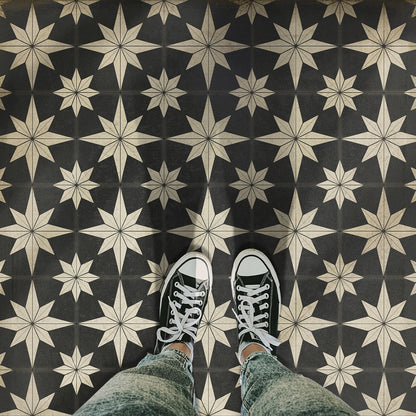 Vintage Vinyl Rug - Pattern 20 - Vesper