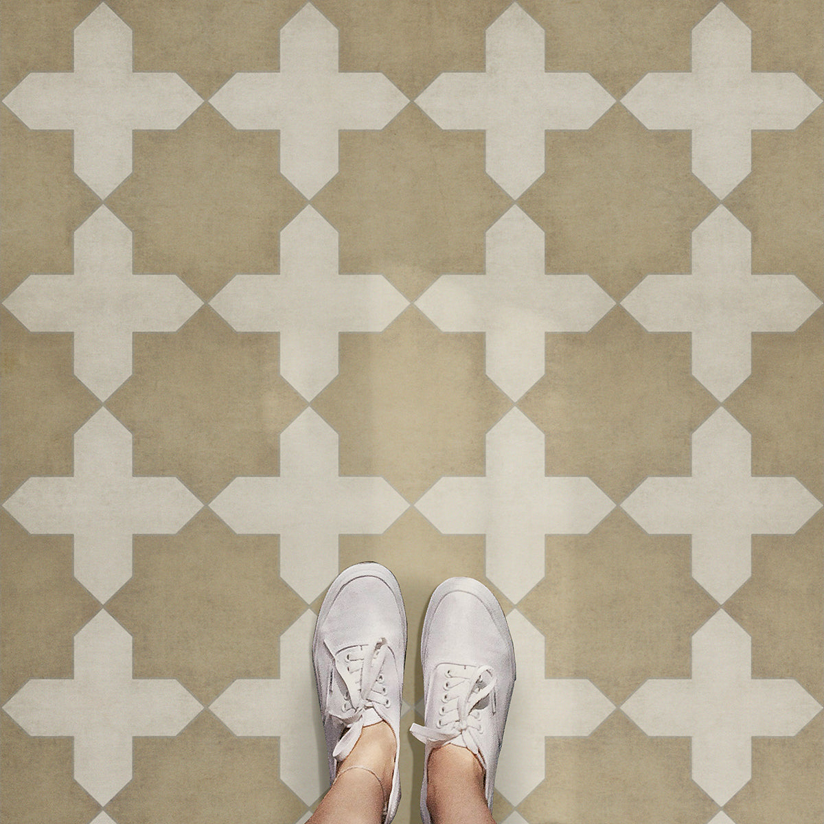 Vintage Vinyl Rug - Pattern 23 - Disciple